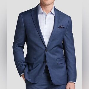 Modern Sleek Awareness Blue Kenneth Cole AWEAR-TECH Blazer - Slim Fit - 38S
